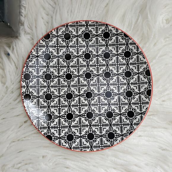 Certified International Modern Pattern Salad Luncheon Plate Set - Picture 2 of 6